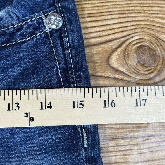Miss Me Jeans Skinny Ankle Rhinestone Beaded Pockets Size 26 JE8111AK2 - Picture 7 of 16